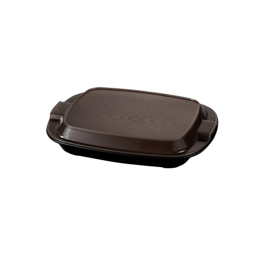 ランチプレート フタ付き 家弁 ブラック