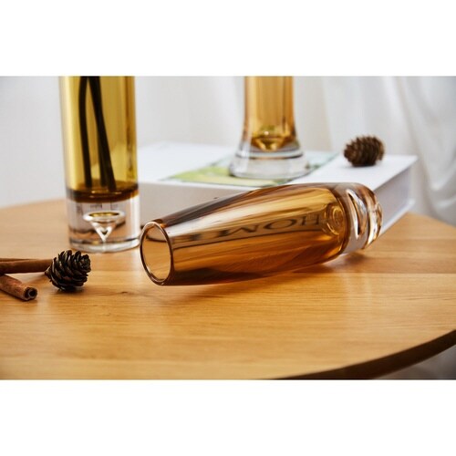 花瓶 PV一輪挿しスリム ブラウン