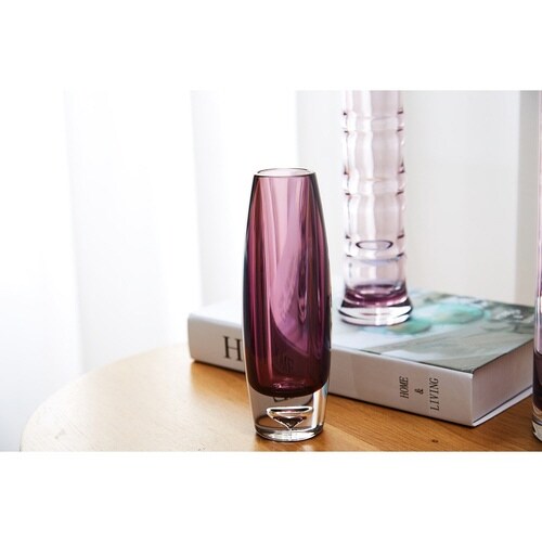 花瓶 PV一輪挿しスリム パープル