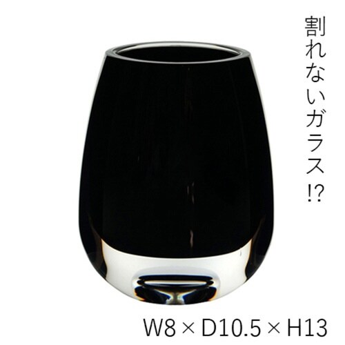 花瓶 PVティアドロ ブラック