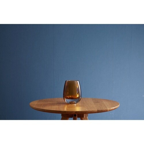 花瓶 PVティアドロ ブラウン