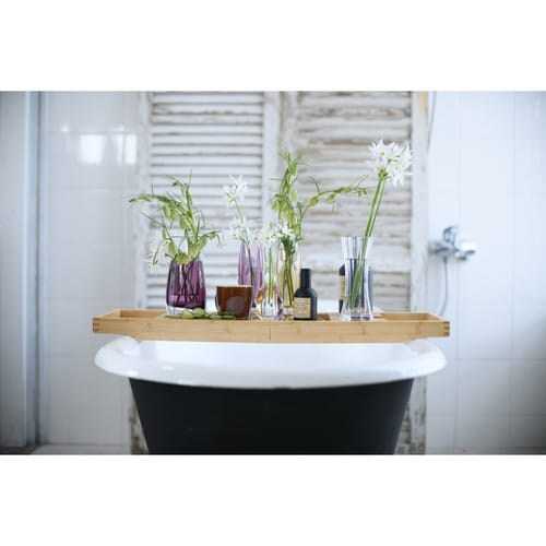 花瓶 割れないガラス PVスリムオクタゴン