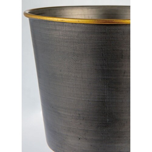 プランター MC円錐ポット グレーゴールド