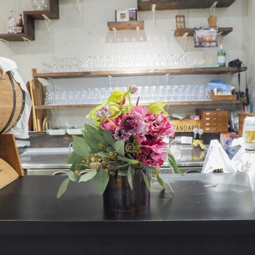 植木鉢 AMシリンダーポット 3.5号 ブラック