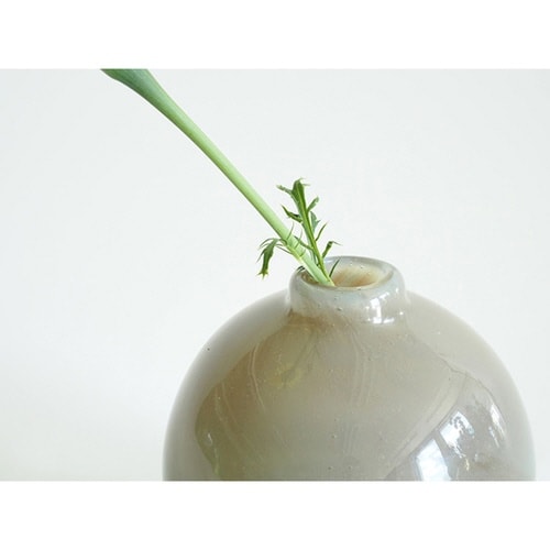 花瓶 DGポロベース グリーンブラウン