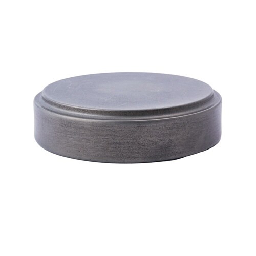 植木鉢 MC円柱メタルECOポット ダークブラック