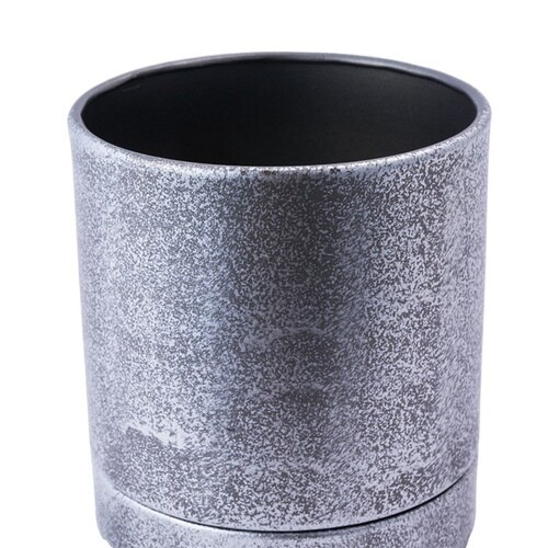 植木鉢 シルバーブラック