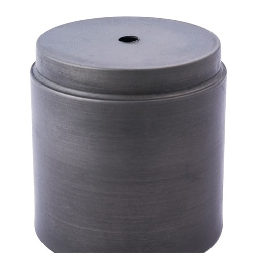 植木鉢 MC円柱メタルECOポット ダークブラック