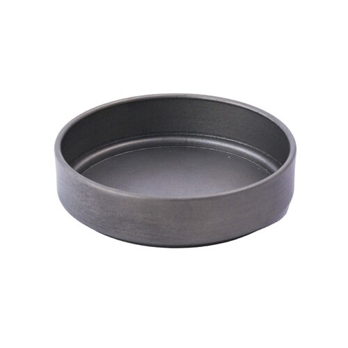 植木鉢 MC円柱メタルECOポット ダークブラック