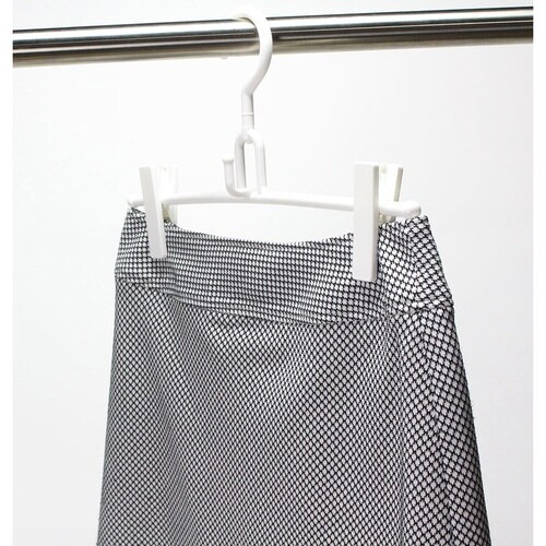 ハンガー スカート モノクローゼット ホワイト