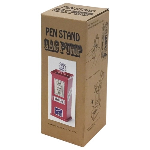 ペンスタンド GAS PUMP レッド レッド