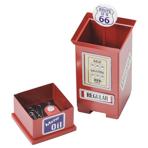 ペンスタンド GAS PUMP レッド レッド