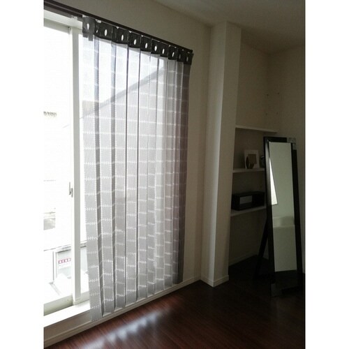 間仕切り カーテン 150×220cm グレー