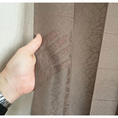 間仕切り カーテン 100×250cm ブラウン