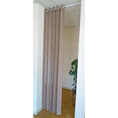 間仕切り カーテン 100×250cm ブラウン