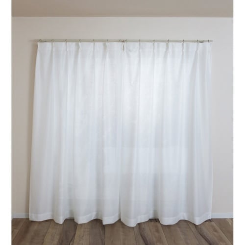 レースカーテン 無地 UVカット ミラーレース