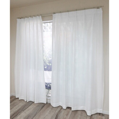 レースカーテン 無地 UVカット ミラーレース