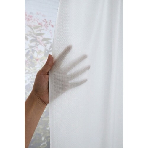 レースカーテン 無地 UVカット ミラーレース