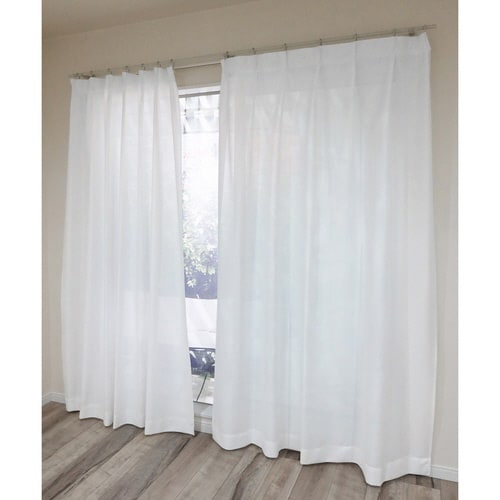 レースカーテン 無地 UVカット ミラーレース