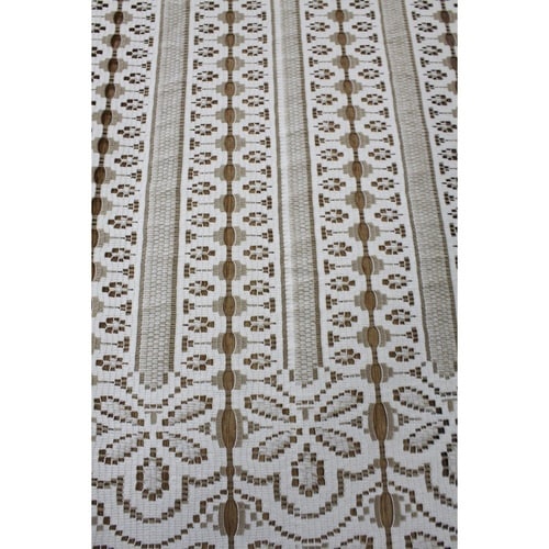 アコーディオンカーテン 二段カット ベージュ