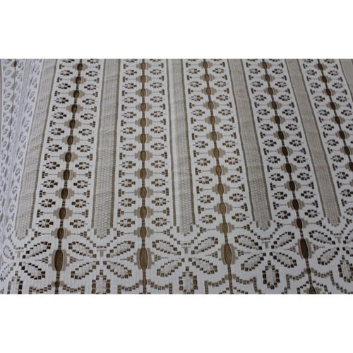 アコーディオンカーテン 二段カット ベージュ