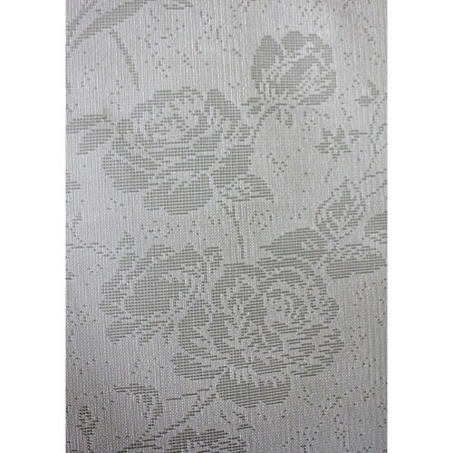 レースカーテン 小窓 UVカット バラ