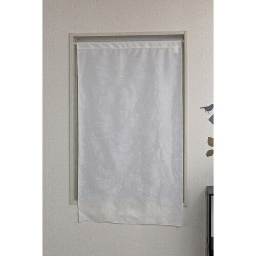 レースカーテン 小窓 UVカット バラ