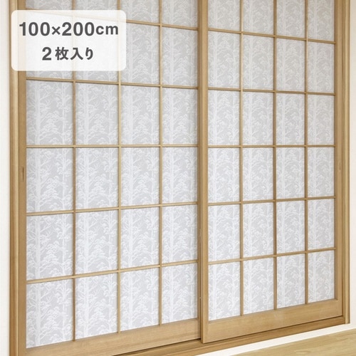 障子紙 障子に貼るレース 森林