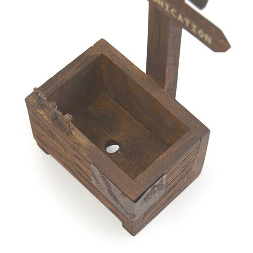 プランター 木製 ミニ3アローサインプランター