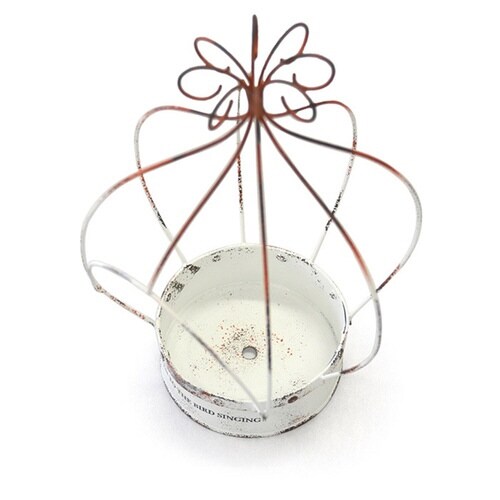 プランター ワイヤープランター 王冠型