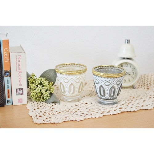 ガラスホルダー ハンプティ ビジュー イエロー