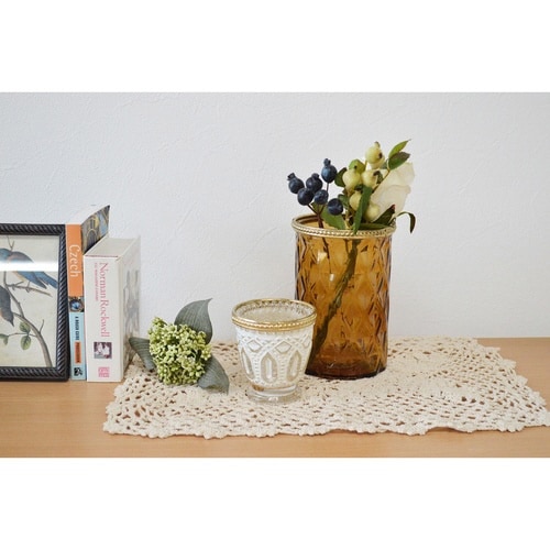 ガラスホルダー ダイヤ ビジュー