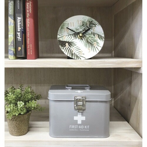 救急箱 収納ボックス Sサイズ 薬 グレー