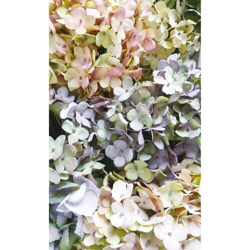 造花 ハイドランジアブッシュ 光触媒 ホワイト