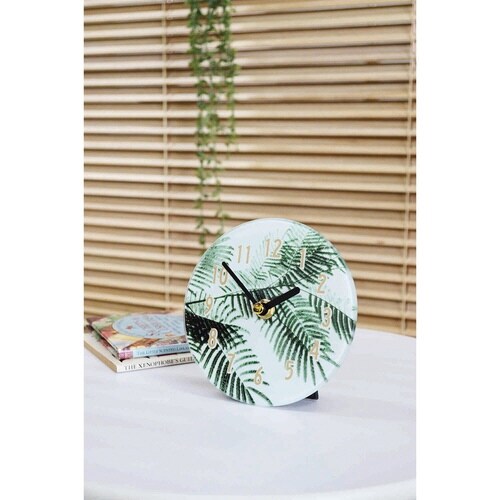 置き時計 エクラク デスククロック リーフ