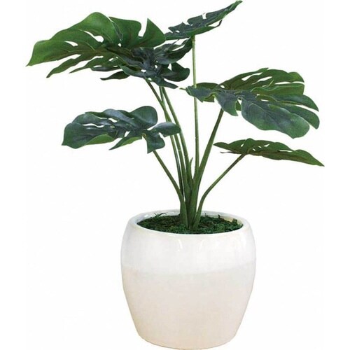 人工観葉植物 ポット モンステラ フェイクグリーン