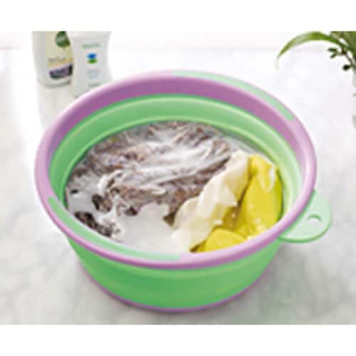 バケツ 折りたたみ 12L ソフトタブ グリーン