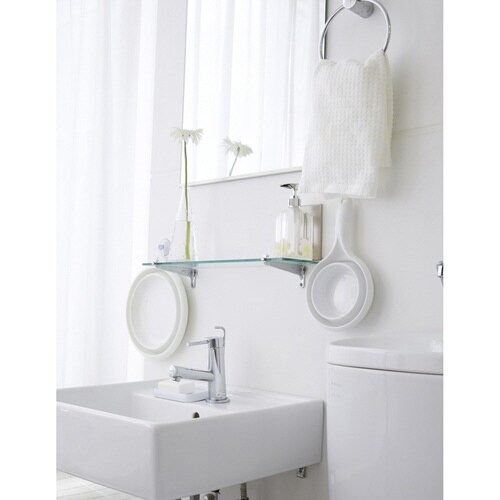 ソフト手おけ 折りたためる手桶 洗面器 ホワイト