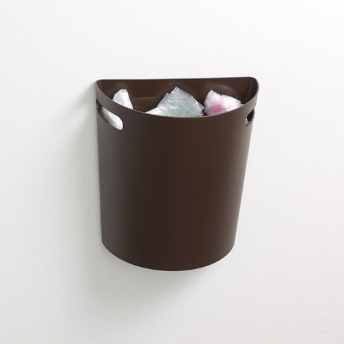 ゴミ箱 壁掛けダストボックス 9L ブラウン