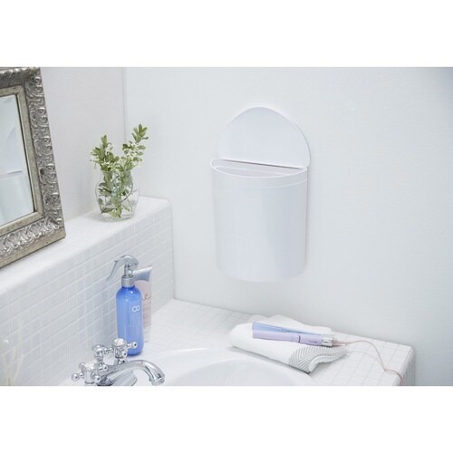 ゴミ箱 4L メルナミニ ホワイト