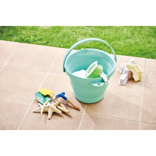 バケツ 折りたたみ 8L ミントグリーン