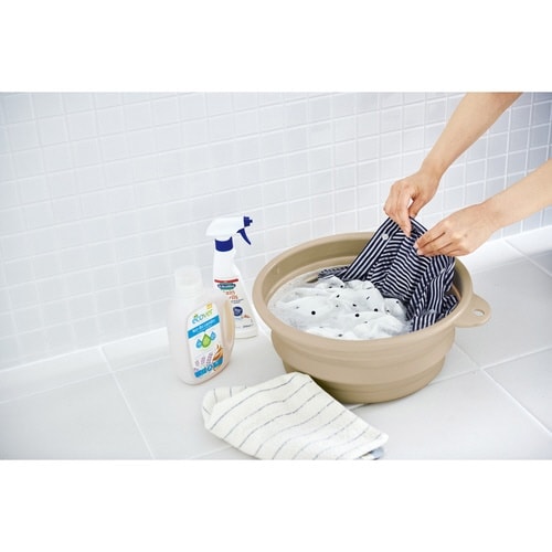 バケツ 折りたたみ 12L ソフトタブ ベージュ