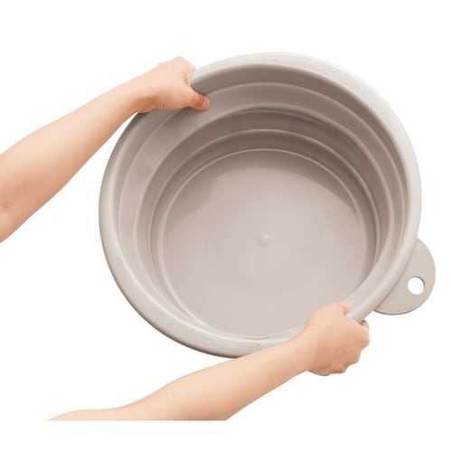 バケツ 折りたたみ 12L ソフトタブ ベージュ