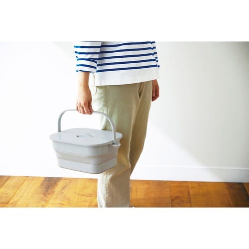 【めざましテレビで紹介】バケツ グレー