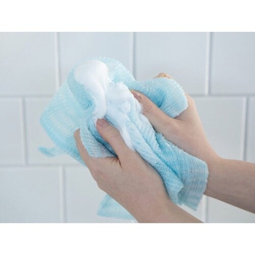 ボディタオル バブリッチ ふつう ブルー