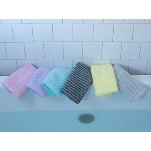 ボディタオル バブリッチ ふつう ブルー