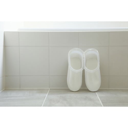 バスシューズ 約26cm クリアホワイト