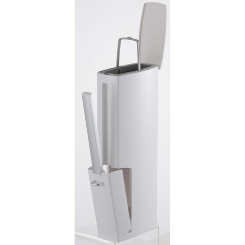 トイレブラシ トイレタワー ゴミ箱 収納 ホワイト