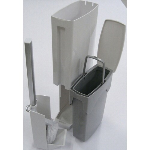 トイレブラシ トイレタワー ゴミ箱 収納 ホワイト