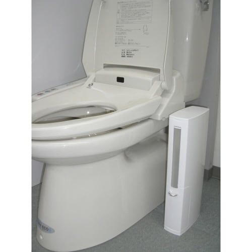 トイレブラシ トイレタワー ゴミ箱 収納 ホワイト